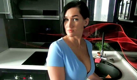 Step-Mom wants my cock every time when we are alone at home