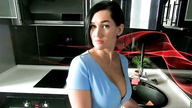 Step-Mom wants my cock every time when we are alone at home